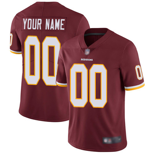 Limited Burgundy Red Men Home Jersey NFL Customized Football Washington Redskins Vapor Untouchable